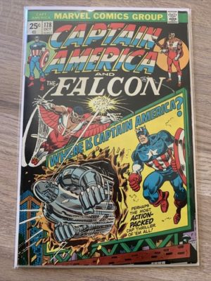 Marvel Comics Captain America & Falcon #178 1974 Bronze Age