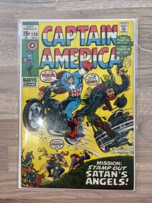 Marvel Comics Captain America #128 1970 Bronze Age