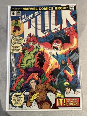 Marvel Comics The Incredible Hulk #166 1973 Bronze Age