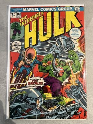 Marvel Comics The Incredible Hulk #163 1973 Bronze Age