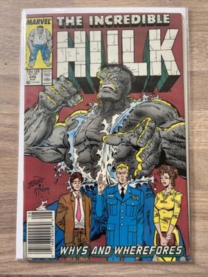 Marvel Comics The Incredible Hulk #346 1988 Rare Newsstand Variant Mcfarlane