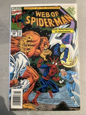 Marvel Comics Web Of Spider-man #105 Very Scarce Newsstand