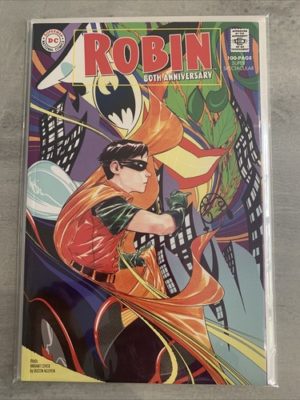 DC Comics Robin 80th Anniversary 1960s Nguyen Variant Scarce In Uk