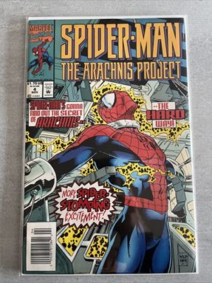 Marvel Comics Spider-Man The Arachnis Project #4 Rare Newsstand