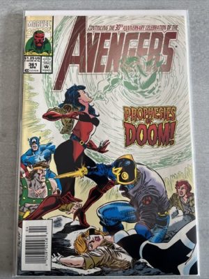 Marvel Comics Avengers #361 Rare Newsstand