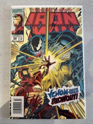 Marvel Comics Iron Man #302 Scarce Newsstand Variant