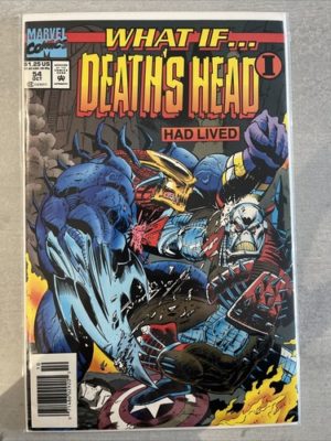 Marvel Comics What If Deaths Head #54 1993 Scarce Newsstand Variant