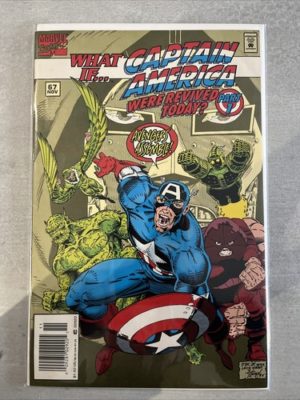 Marvel Comics What If Captain America #67 Scarce Newsstand Variant 1995