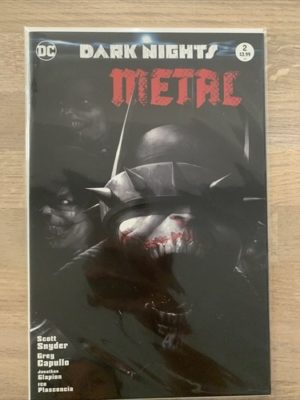 DC Comics Dark Nights Metal #2 Very Rare Martini Black + White Variant Ltd 700