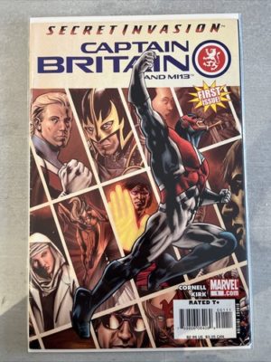 Marvel Comics Captain Britain #1 Key