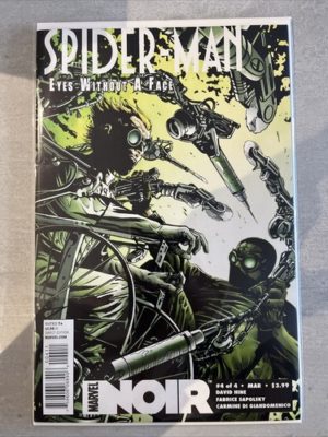 Marvel Comics Spider-Man Eyes Without A Face Noir #4