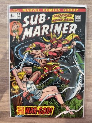 Marvel Comics Sub -Mariner #57 Bronze Age 1972