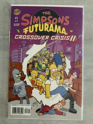 Bongo Comics The Simpsons Futurama #1 Crossover Crisis II Low Print Run