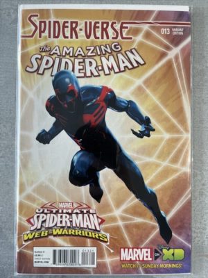 Marvel Comics Amazing Spider-Man #13 Spider-verse  2015 Web Warriors Variant