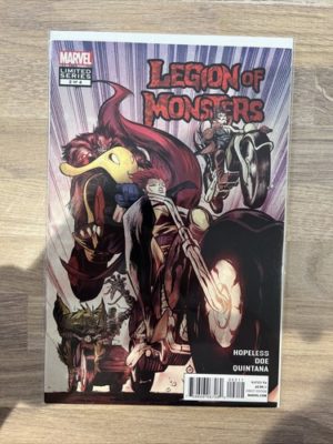 Marvel Comics Legion Of Monsters #2 2011 Hellstorm Appearance