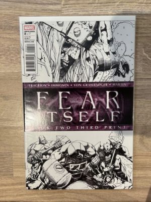 Marvel Comics Fear Itself #2 Third Print Sketch