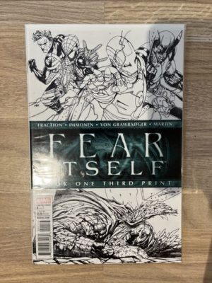Marvel Comics Fear Itself #1 Third Print Sketch