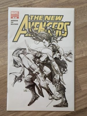 Marvel Comics The New Avengers #31 YU Secret Invasion Sketch Variant 2007