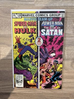 Marvel Comics Team Up Spider-Man And Hulk Power Man And The Son Of Satan #126