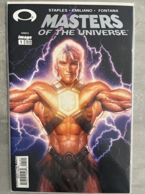 Image Comics MastersOfThe Universe #1 Cover B Variant Dolph Lundgren Silver Foil