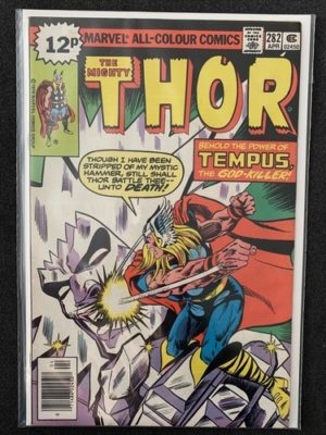 Marvel Comics The Mighty Thor #282 Bronze Key 1st App Time Keepers