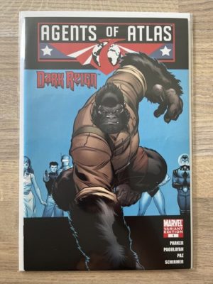 Marvel Comics Agents Of Atlas #1 2009 McGuinness Gorilla Man 1:20 Variant