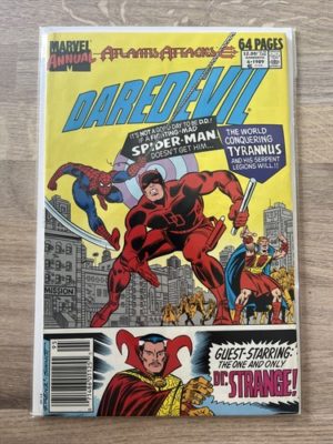 Marvel Comics Daredevil 1989 Scarce Newsstand Variant Annual High Grade