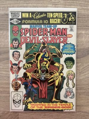Marvel Comics Marvel Team Up Spider-Man And Devil Slayer #111 1976 Bronze Age