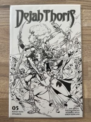Dynamite Comics Dejah Thoris #5 Castro Black And White Sketch Variant 1:7 2019