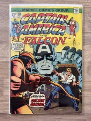 Marvel Comics Captain America And The Falcon  #179 1974 Bronze Age