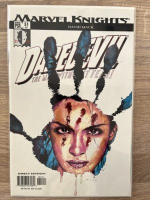 Marvel Comics Daredevil #51 David Mack origin of echo 2003 key