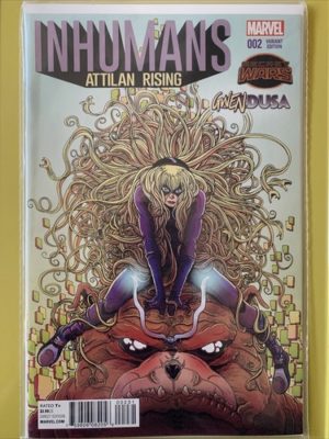 Marvel Comics Inhumans #2 Gwen Stacey Variant Lovely Condition