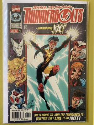 Marvel Comics Thunderbolts #4 1st App JOLT Lovely Condition
