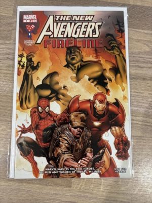 Marvel Comics New Avengers America Salutes You Promo U.S Military Rare In UK #6