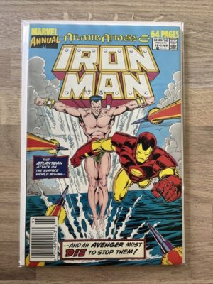 Marvel Comics Iron Man Annual 1989 Scarce Newsstand Variant High Grade