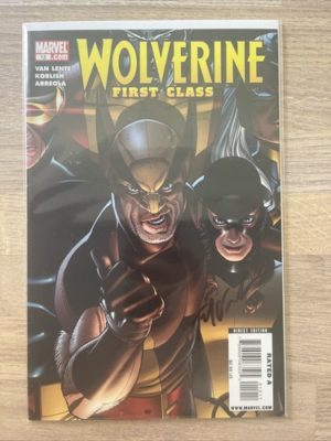 Marvel Comics wolverine First Class #12 Signed By Fred Valeute
