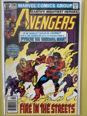 Marvel Comics The Avengers #206 Rare 50c Newsstand Solid Condition