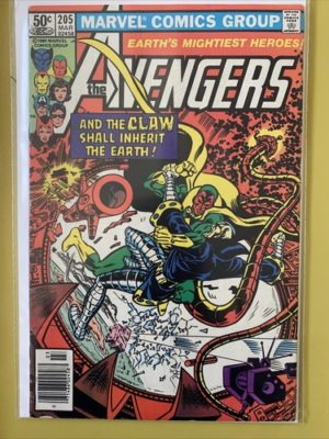 Marvel Comics The Avengers #205 Variant Rare 50c Newsstand Solid Condition