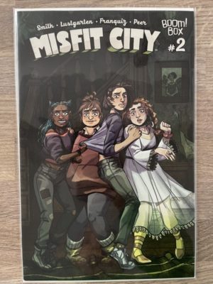 Boom Box Comics Misfit City #2 low print run scarce Lovely Condition