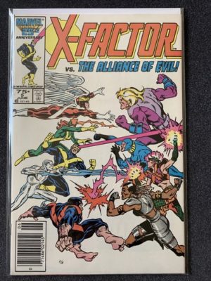 Marvel Comics X-Factor #5 1st Cameo App Apocalypse Very Rare Newsstand