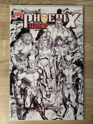 Marvel Comics X-Men Phoenix War Song #1 2006 Retailer Sketch Variant