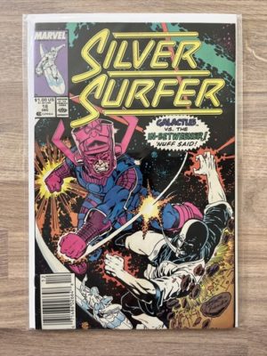 Marvel Comics Silver Surfer #18 1988 Newsstand Variant
