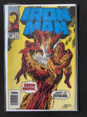 Marvel Comics Iron Man #298 Very Rare Newsstand Edition Lovely Condition