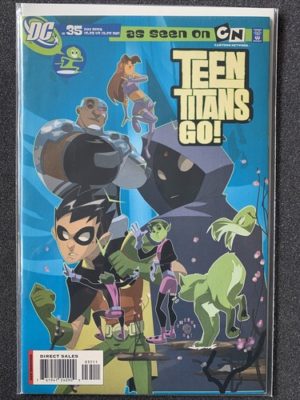 DC Comics Teen Titans Go #35 2006 Very Rare Cartoon Lovely Condition