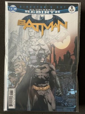 DC Universe Comics Rebirth Batman #1 2017 Directors Cut Variant Lovely Condition