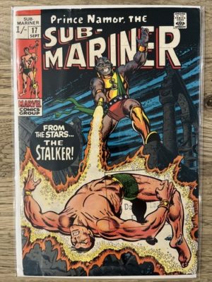 Marvel Comics Sub-Mariner #17 1969 Silver Age