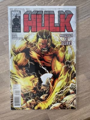 Marvel Comics Hulk #36 2011 Yellow Hulk Low Print Run