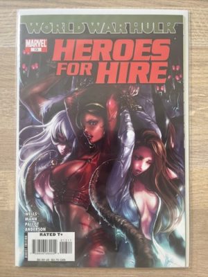 Marvel Comics World war hulk heroes for hire #13 Sana Takeda Bondage Cover Hot