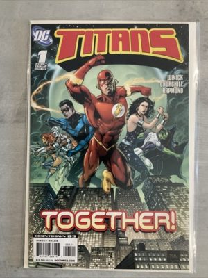 DC Comics Titans #1  Rare Second Print Variant 2008