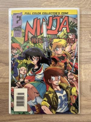 Eternity Comics Ninja High School 1992 Manga Newsstand Variant